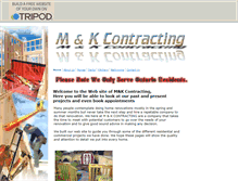 Tablet Screenshot of mkcontracting.tripod.com