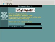 Tablet Screenshot of desperadofarms.tripod.com