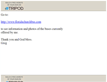 Tablet Screenshot of flbus.tripod.com