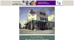 Desktop Screenshot of keefefuneralhome.tripod.com