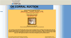 Desktop Screenshot of okcorralauction.tripod.com