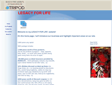 Tablet Screenshot of mylegacyforlife.tripod.com