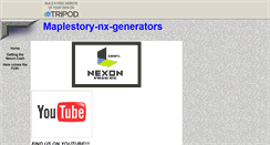 Desktop Screenshot of maplestory-nx-generator.tripod.com