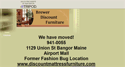 Desktop Screenshot of brewerdiscountfurniture.tripod.com