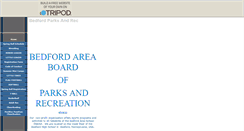 Desktop Screenshot of bedfordparksandrec.tripod.com