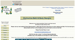 Desktop Screenshot of distinctivessoaps.tripod.com