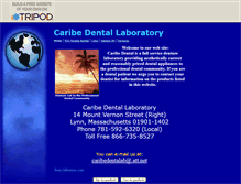 Tablet Screenshot of caribedentalab.tripod.com