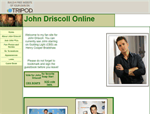 Tablet Screenshot of johndriscollfan.tripod.com