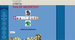 Desktop Screenshot of fanofneopets.tripod.com