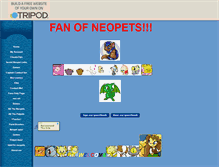 Tablet Screenshot of fanofneopets.tripod.com