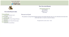 Desktop Screenshot of cloverleafranch.tripod.com