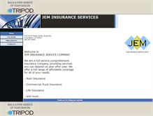 Tablet Screenshot of jeminsurance.tripod.com