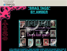 Tablet Screenshot of bragtagsbyamber.tripod.com