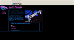 Desktop Screenshot of marksrecords.tripod.com
