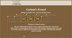 Desktop Screenshot of garlandskennel.tripod.com