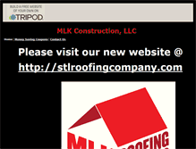 Tablet Screenshot of mlkconstruction.tripod.com