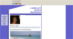 Desktop Screenshot of caribealty.tripod.com