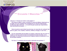 Tablet Screenshot of encuestamascotas.tripod.com