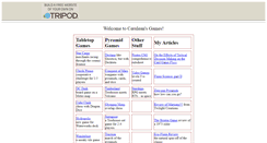 Desktop Screenshot of ceruleansgames.tripod.com