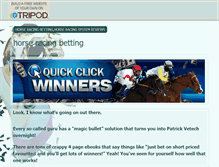 Tablet Screenshot of horseracingbetting.tripod.com