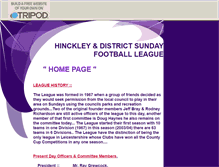 Tablet Screenshot of hinckleysundayleague.tripod.com