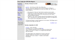 Desktop Screenshot of gisdeveloper.tripod.com