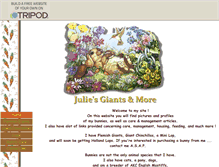 Tablet Screenshot of juliesgiants.tripod.com