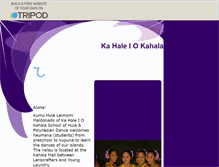 Tablet Screenshot of hula101.tripod.com