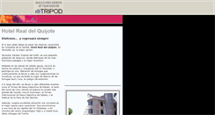 Desktop Screenshot of hotelrealdelquijote.tripod.com