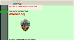 Desktop Screenshot of k9sosinc.tripod.com