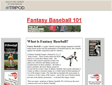 Tablet Screenshot of fantasybaseballer.tripod.com
