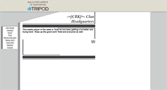 Desktop Screenshot of cbk123.tripod.com