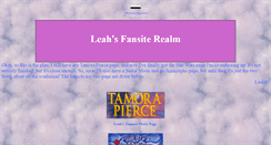 Desktop Screenshot of leah1987.tripod.com