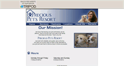 Desktop Screenshot of preciouspetsresort.tripod.com