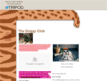 Tablet Screenshot of doggyclub.tripod.com