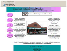 Tablet Screenshot of claudiasmarket.tripod.com