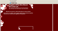 Desktop Screenshot of dauteroftheninemoons.tripod.com