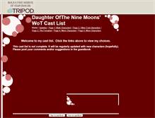 Tablet Screenshot of dauteroftheninemoons.tripod.com