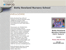 Tablet Screenshot of bettyrowlandschool.tripod.com