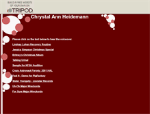 Tablet Screenshot of chrystalvoice.tripod.com