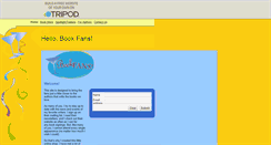 Desktop Screenshot of bookfans.tripod.com