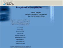 Tablet Screenshot of padhangmbulan0.tripod.com