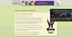 Desktop Screenshot of 17jun04.tripod.com