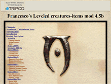 Tablet Screenshot of francesco823.tripod.com