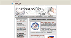 Desktop Screenshot of financesources.tripod.com
