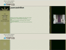 Tablet Screenshot of juancastrillon.tripod.com