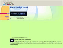 Tablet Screenshot of hazel-lodge.tripod.com