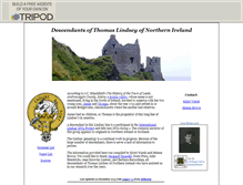 Tablet Screenshot of lindsaygenealogy.tripod.com