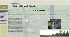 Desktop Screenshot of farmanimals4sale.tripod.com