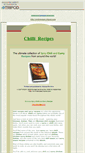 Mobile Screenshot of chillirecipes.tripod.com